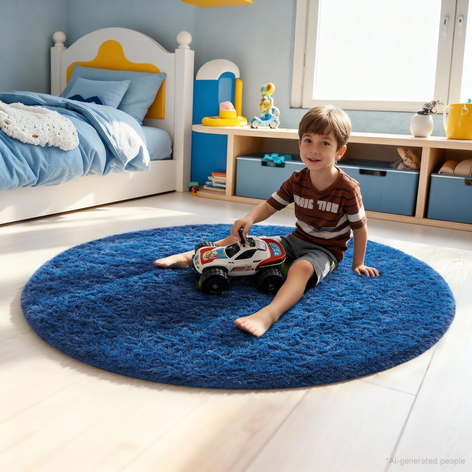 Ophanie backing view showing anti-slip dots for secure placement on floors