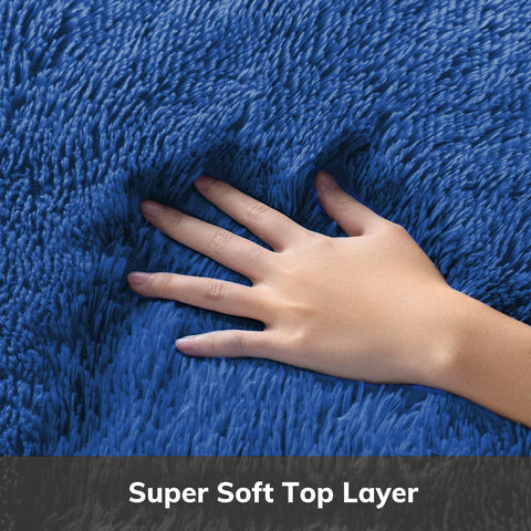 Ophanie close-up of shag fibers highlighting soft texture and durable pile