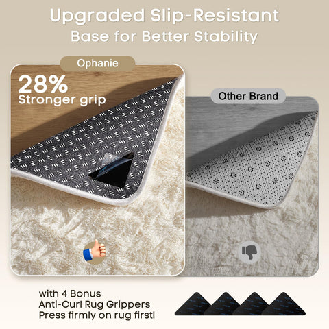 Ophanie rug styled in a modern bedroom adding warmth and cozy look