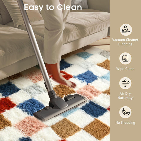 Ophanie lifestyle playroom scene showing vibrant rug for kids and pets