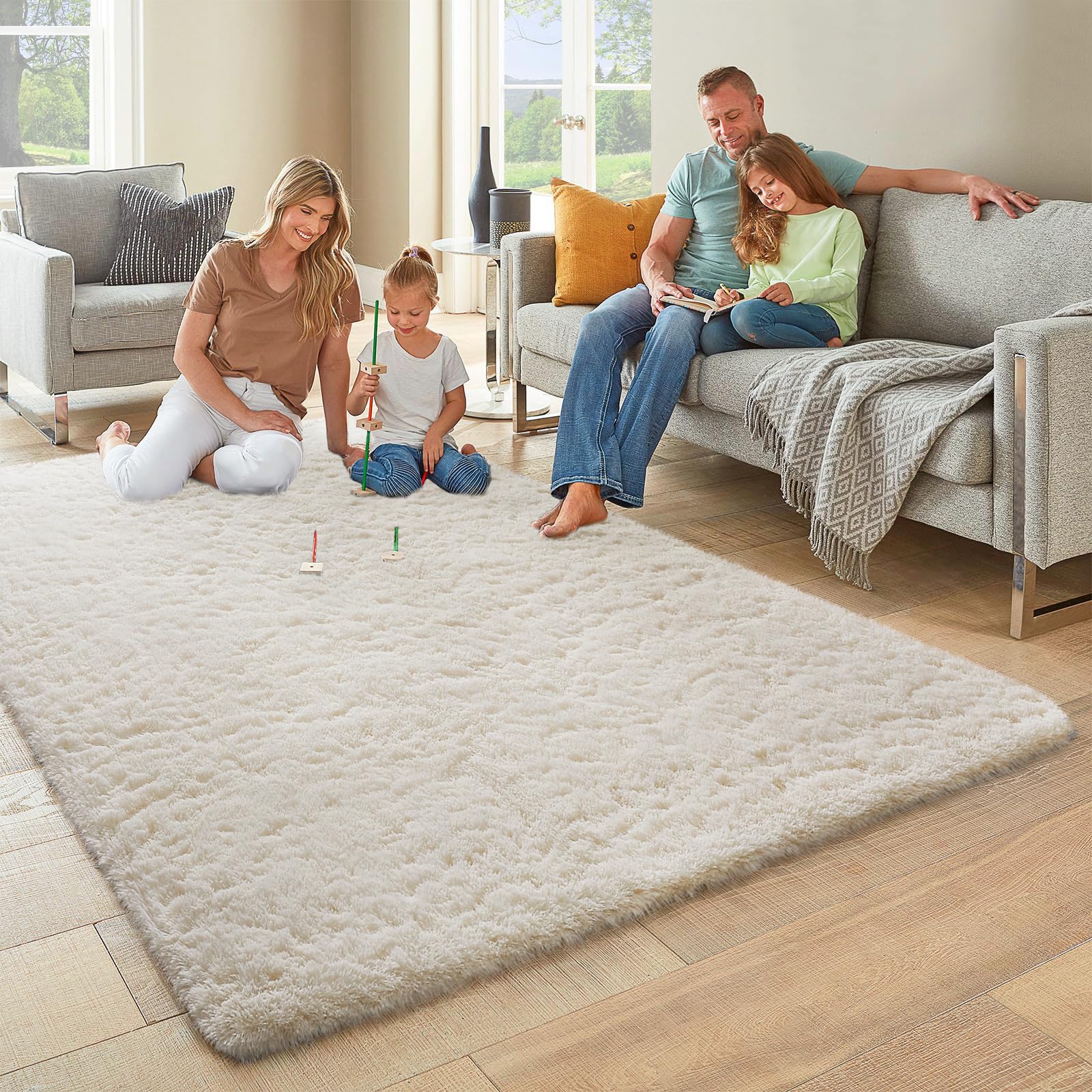 Ophanie size comparison with sofa demonstrating scale and furniture fit