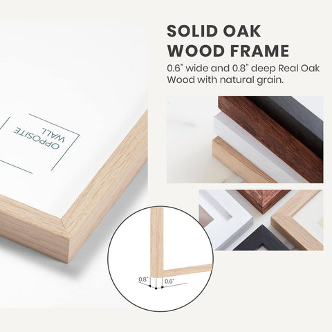Opposite Wall protective packaging open displaying secure shipping and ready-to-hang contents