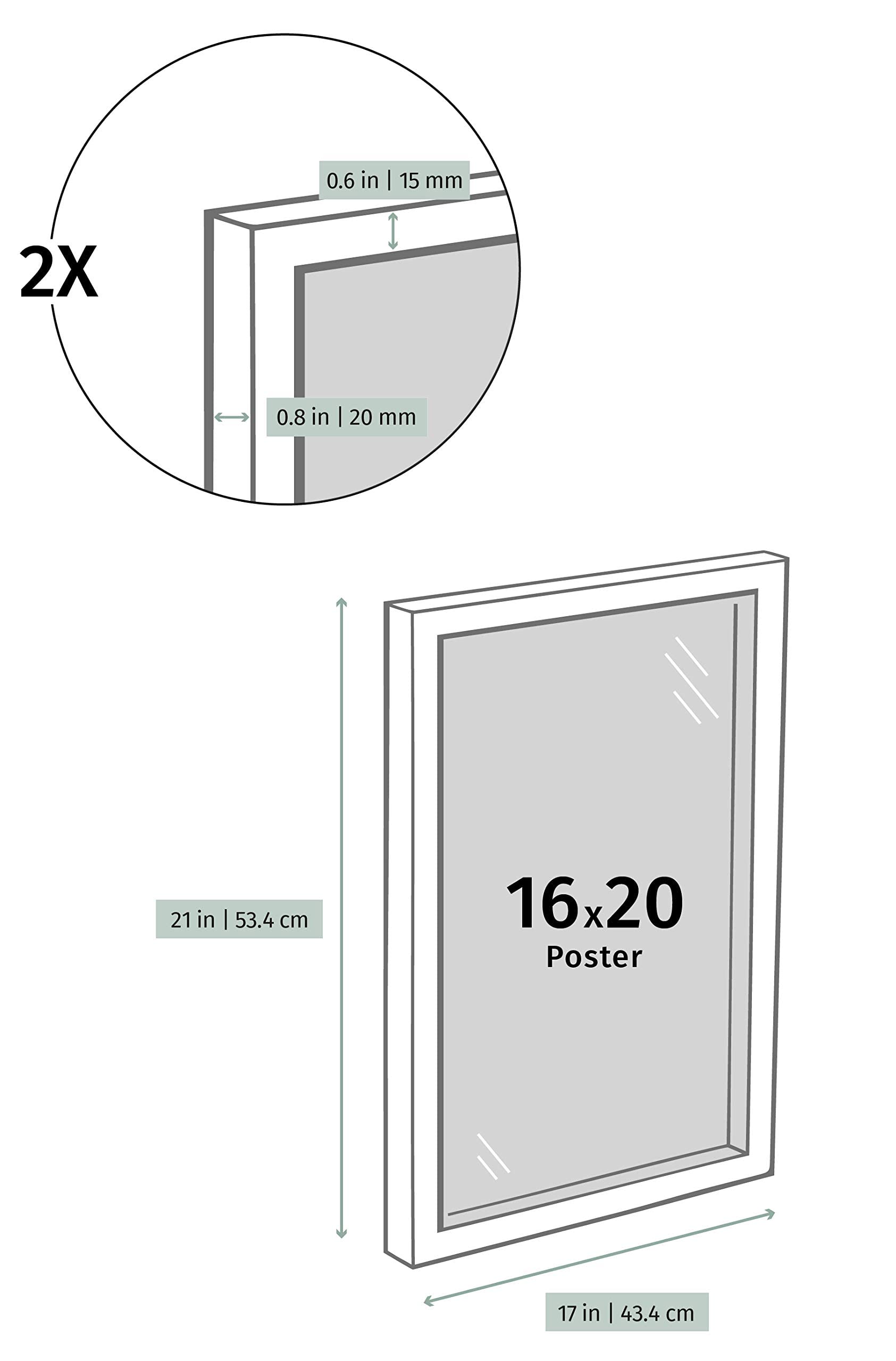 Opposite Wall framed product packaged with corner protection showing safe shipping benefit