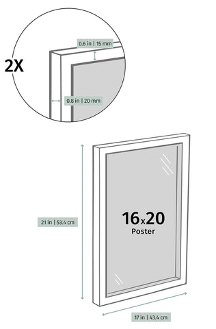 Opposite Wall framed product packaged with corner protection showing safe shipping benefit