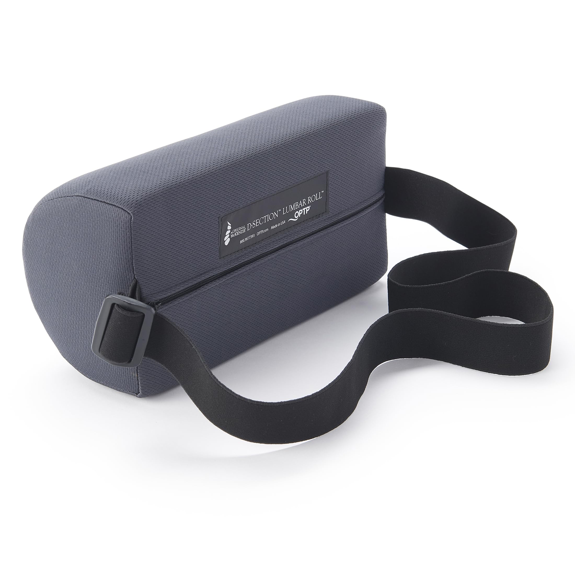 OPTP D-Section lumbar roll front view showing firm support