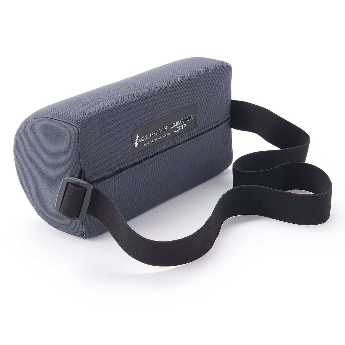 OPTP D-Section lumbar roll front view showing firm support