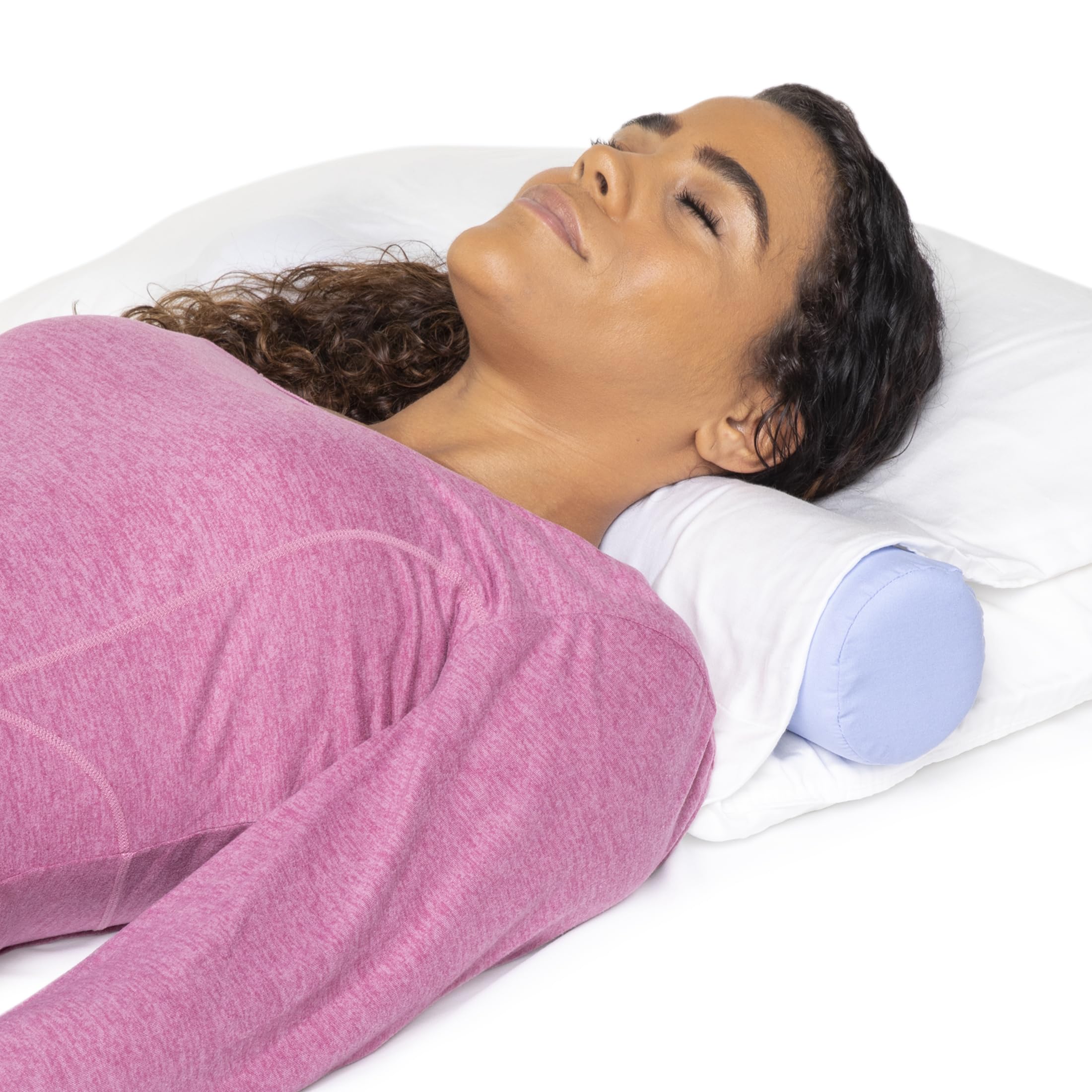 OPTP McKenzie cervical roll foam close-up illustrating supportive texture