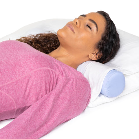 OPTP McKenzie cervical roll foam close-up illustrating supportive texture