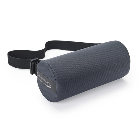 OPTP McKenzie lumbar roll front view showing shape and benefit of back support