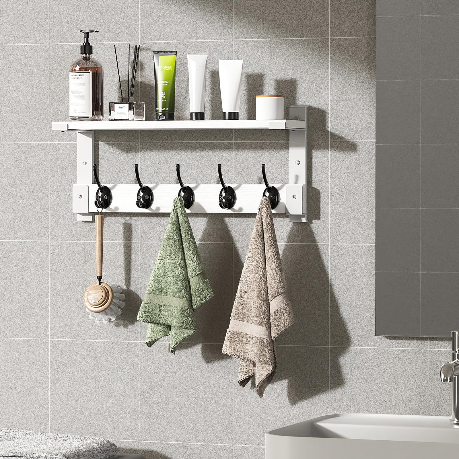 Oraich mounting hardware close-up, brand offers secure wall fastening