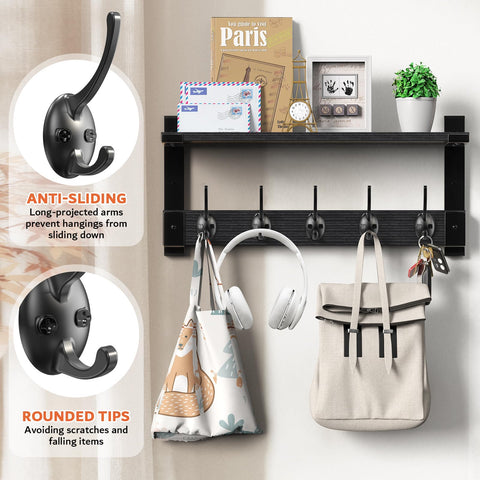 Oraich mounted in a styled entryway demonstrating space saving benefit