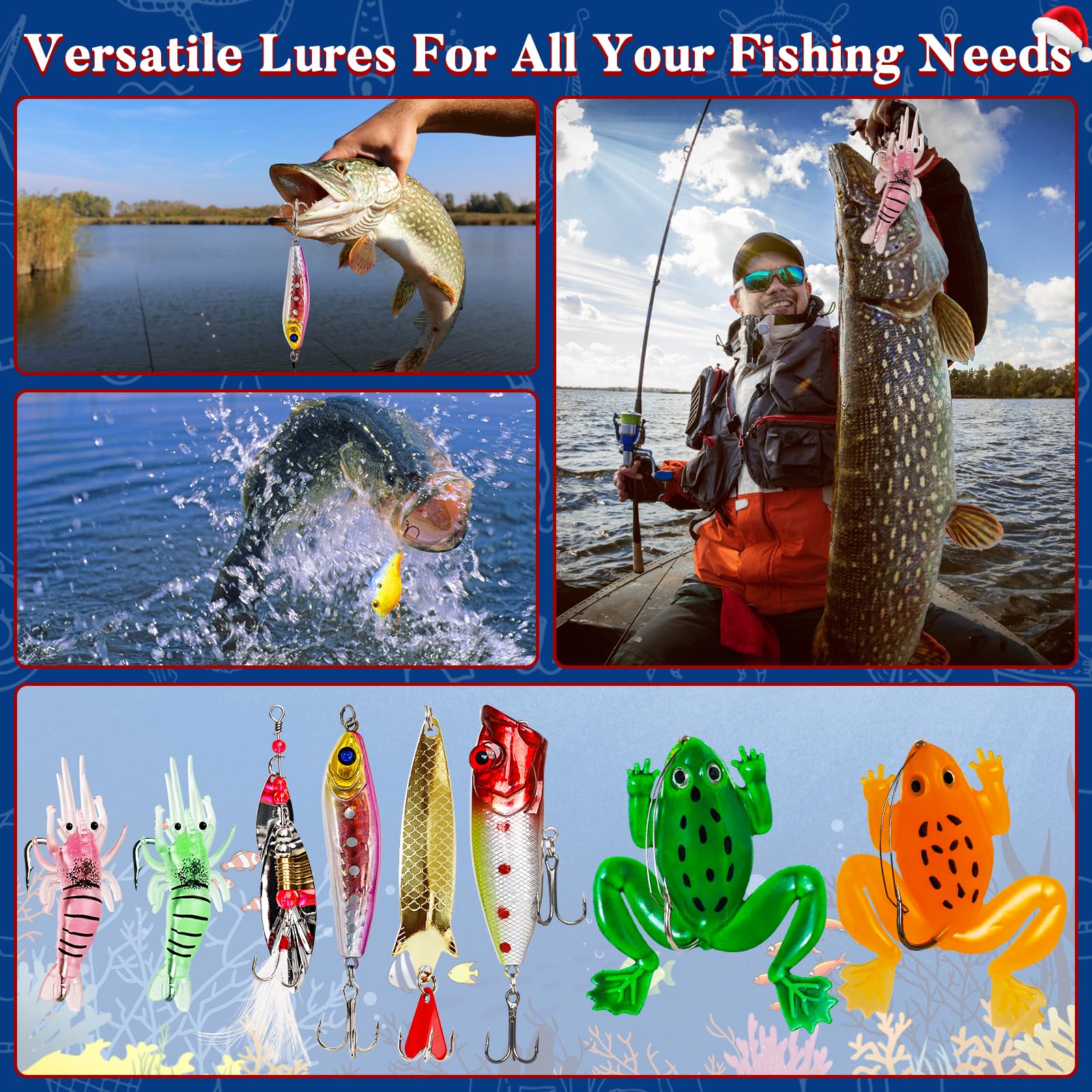 Oralaqua advent box opened to reveal a daily fishing tool for instant use