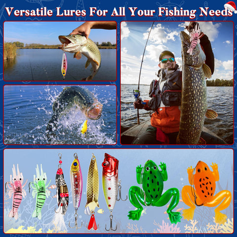 Oralaqua advent box opened to reveal a daily fishing tool for instant use