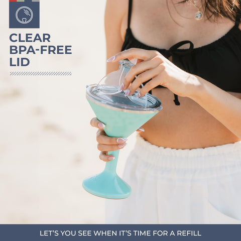 ORCA Tini held in hand to show scale, portable for picnics and poolside use