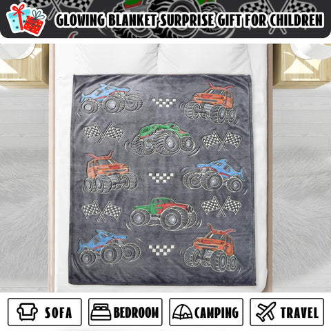 ORDM blanket folded in bag for easy travel and portable warmth