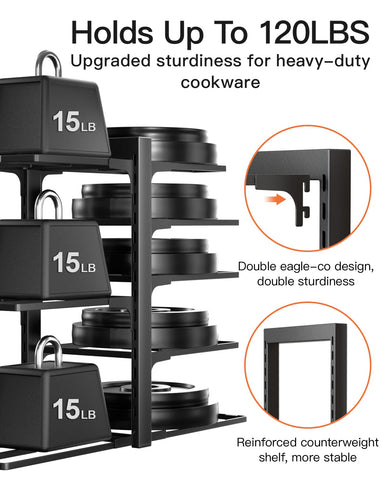 ORDORA adjustable shelves demonstration showing configurable height options