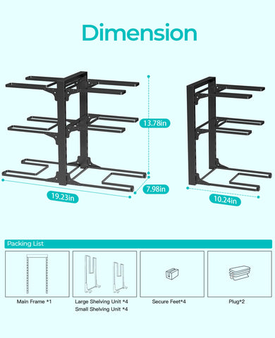 ORDORA installed in cabinet holding multiple pans for easy access and tidier shelves