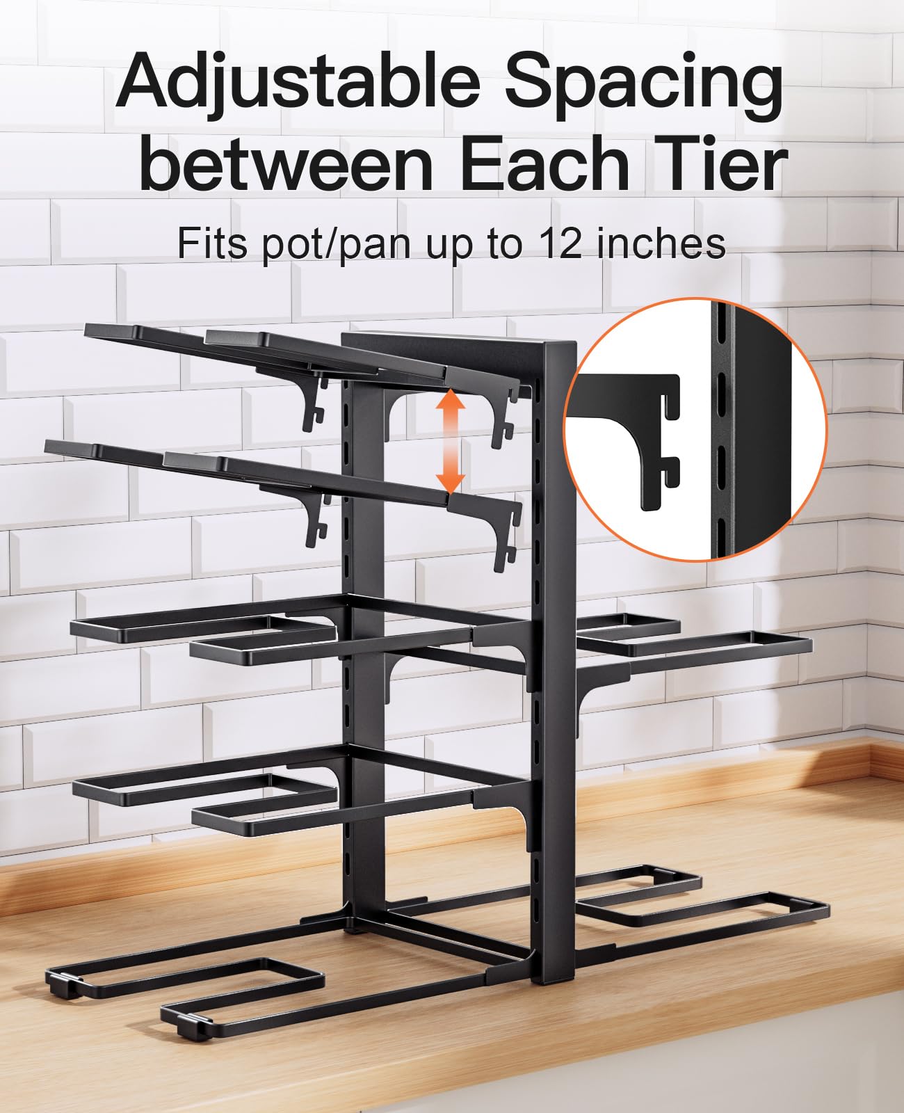 ORDORA in a kitchen lifestyle setting showing clutter-free countertop advantage