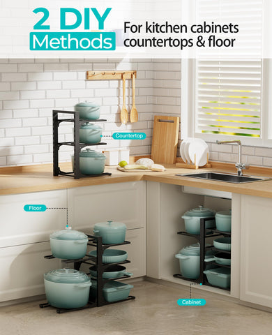 ORDORA reinforced counterweight shelf detail offering extra balance for heavy cookware
