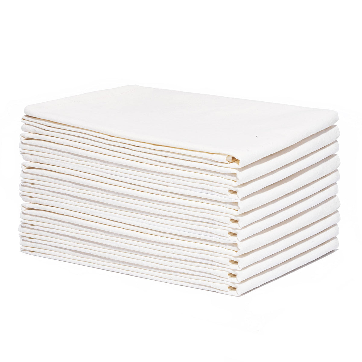 Organic Cotton Mart front packaging showing ten off-white towels and eco benefits