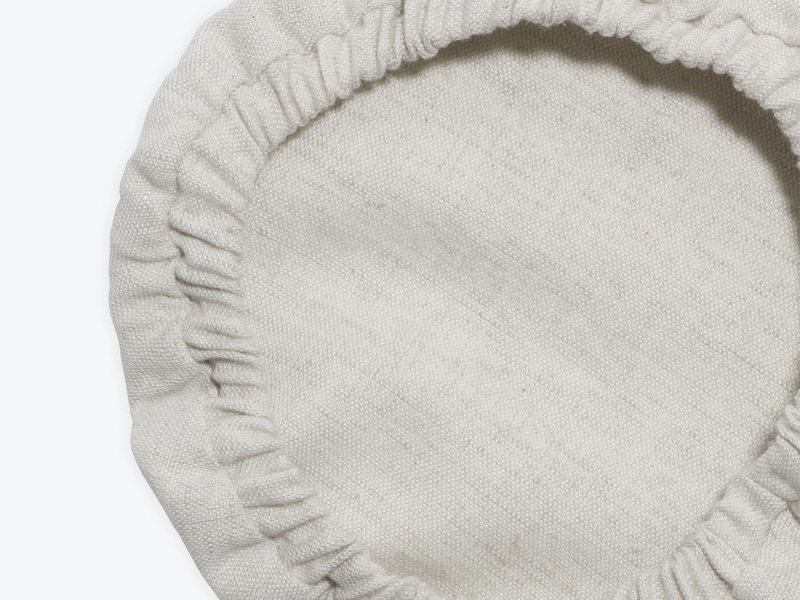 Organic Cotton Mart linen bowl cover in washing machine, easy-care and reusable