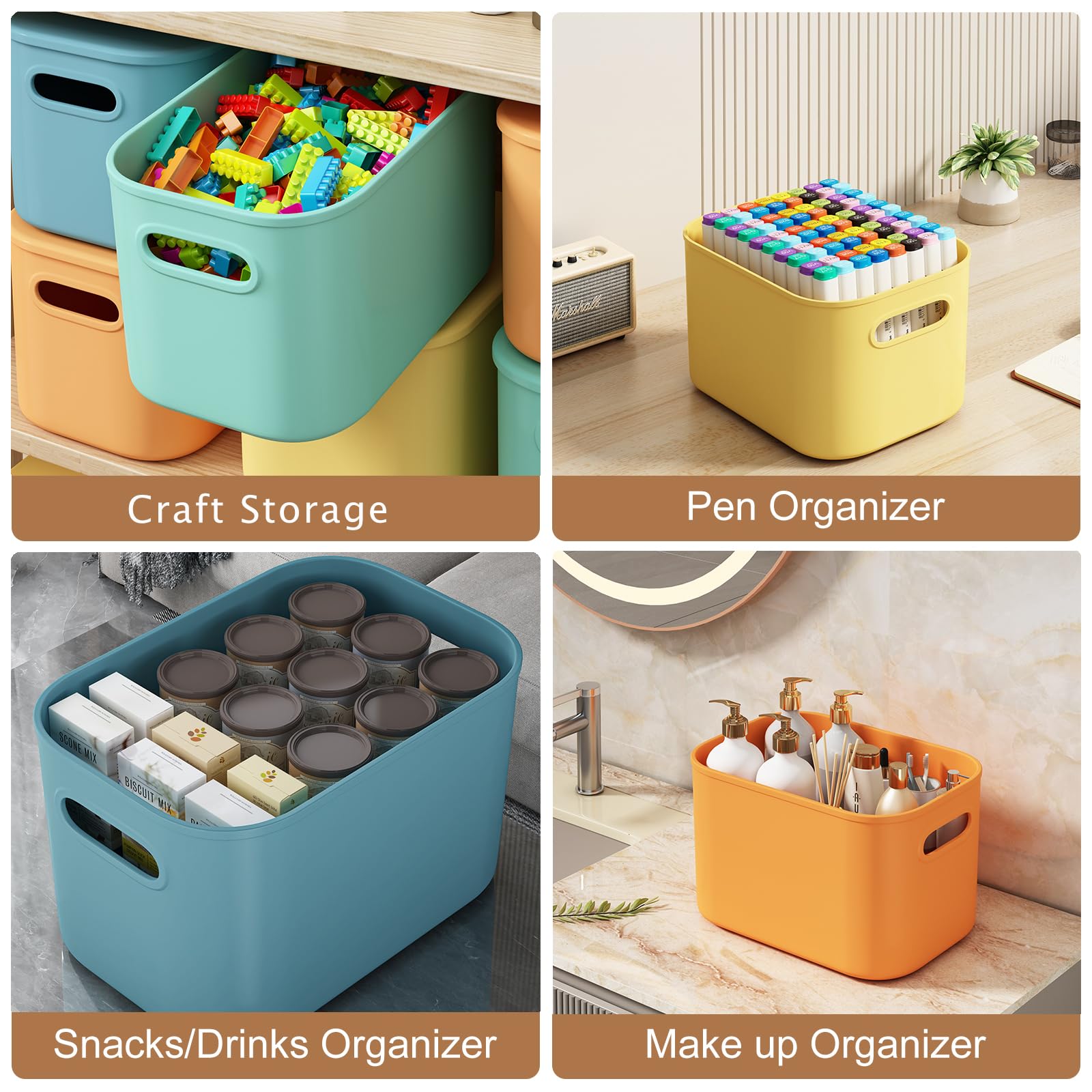 ORGIDOL holding craft supplies on workspace for tidy projects