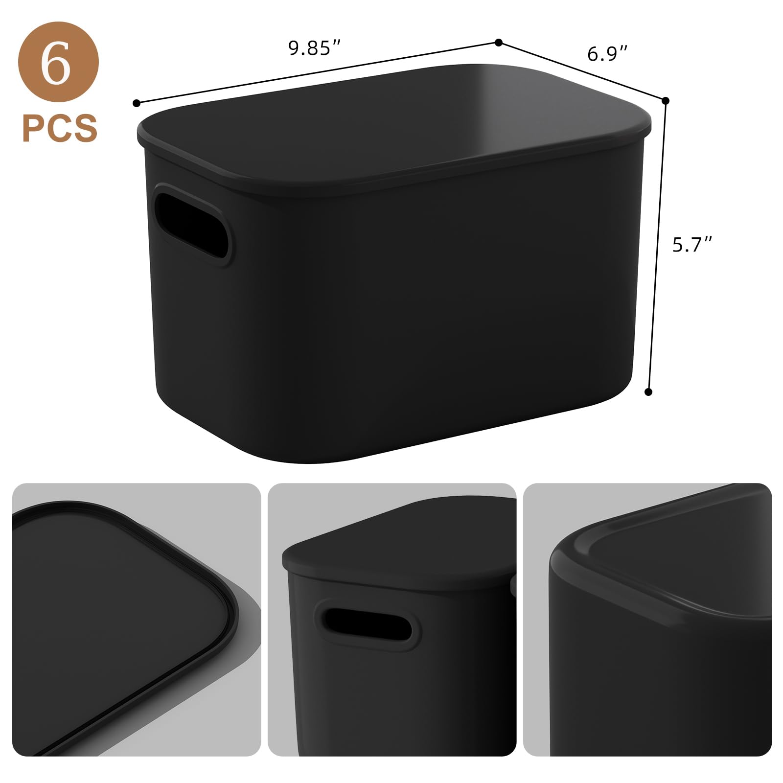 ORGIDOL bins on a pantry shelf optimizing space and visibility benefit