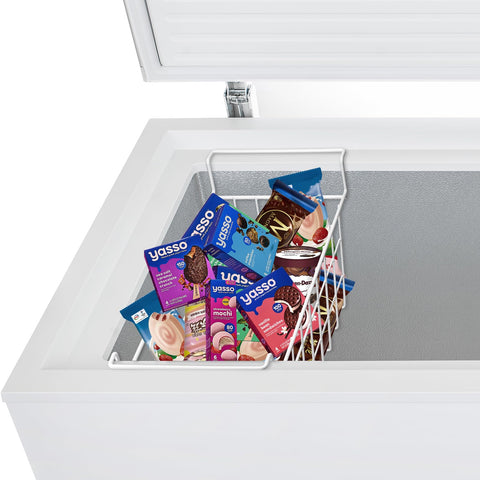 Orgneas lifestyle kitchen shot showing tidy freezer solutions and time-saving benefits