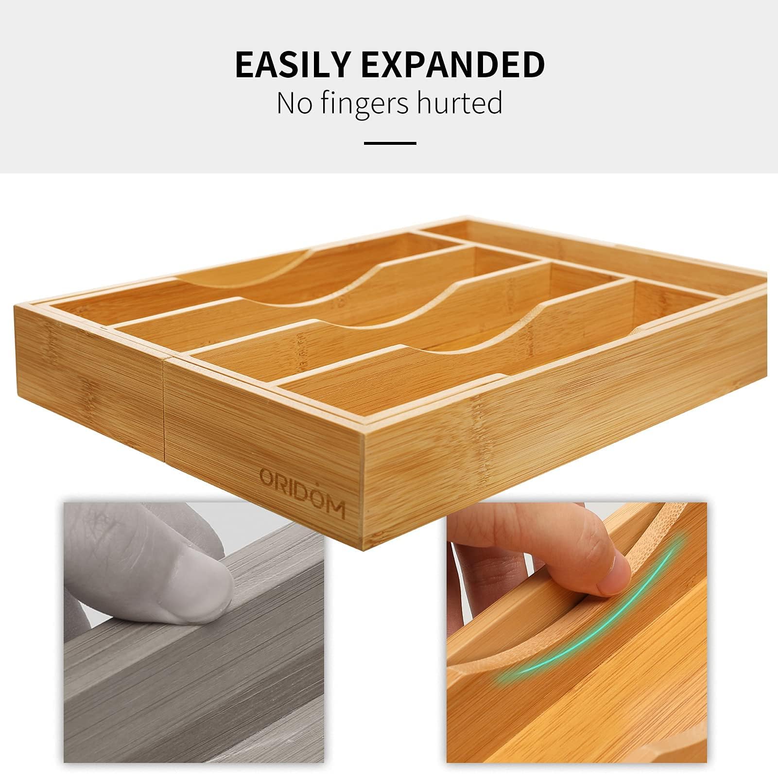 oridom drawer installed view illustrating tidy drawer and space saving benefit