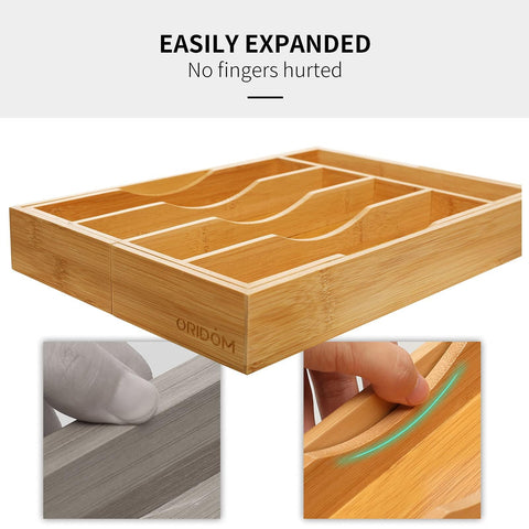 oridom drawer installed view illustrating tidy drawer and space saving benefit
