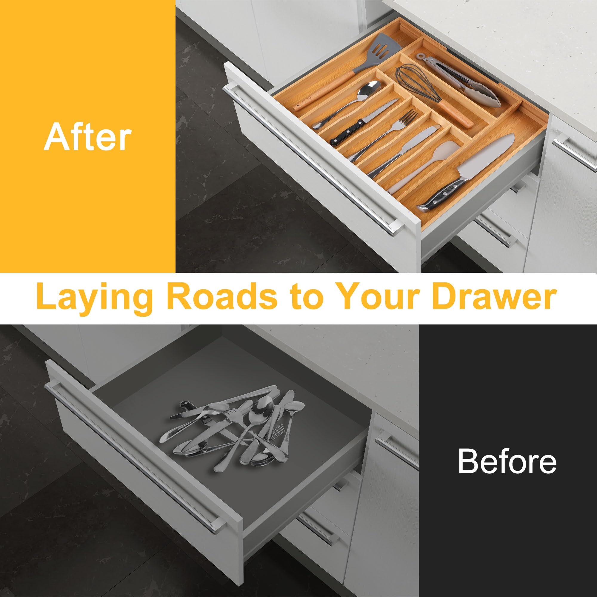 oridom organizer filled with flatware for quick access and tidy storage