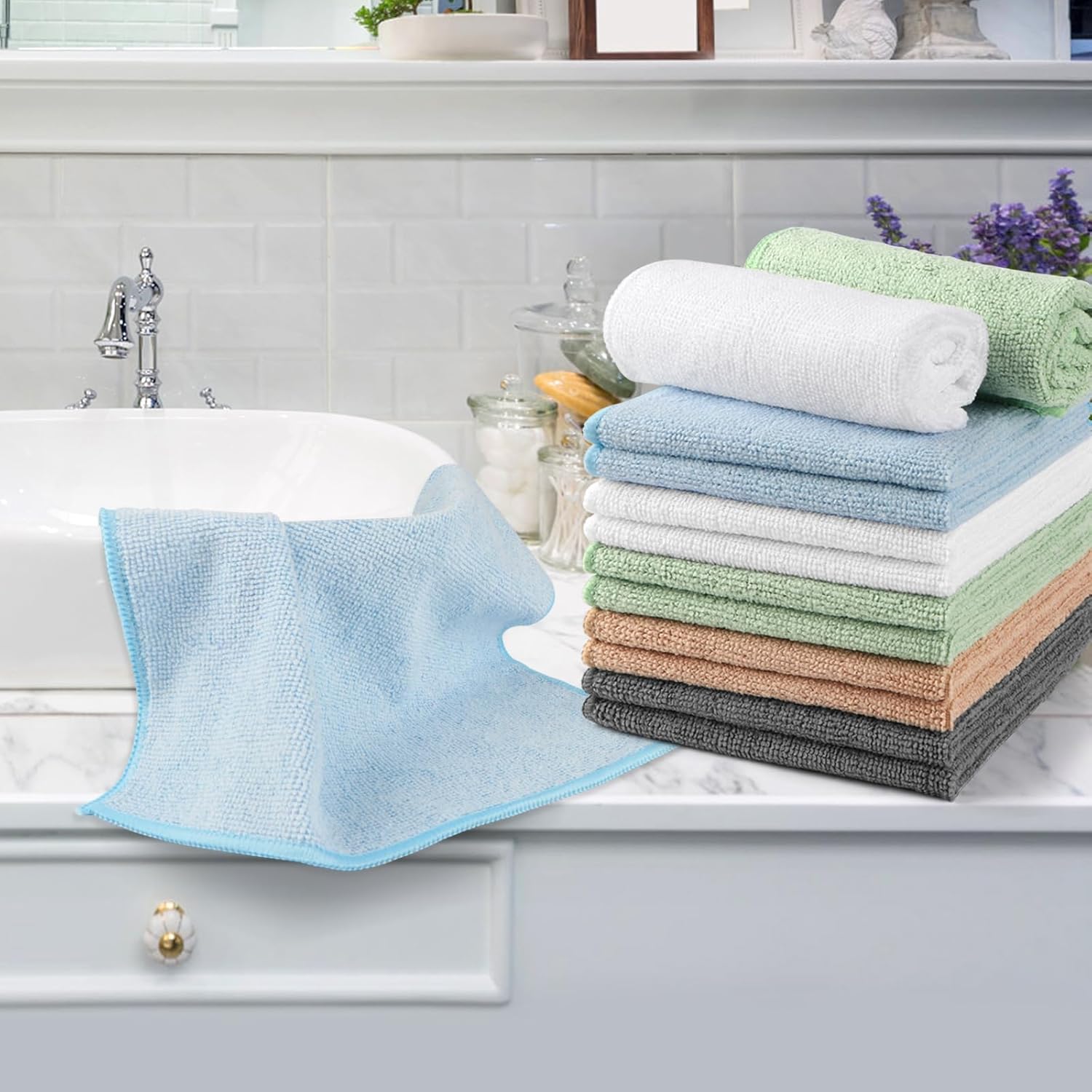 Orighty cloth being used to remove makeup showing gentle cleaning