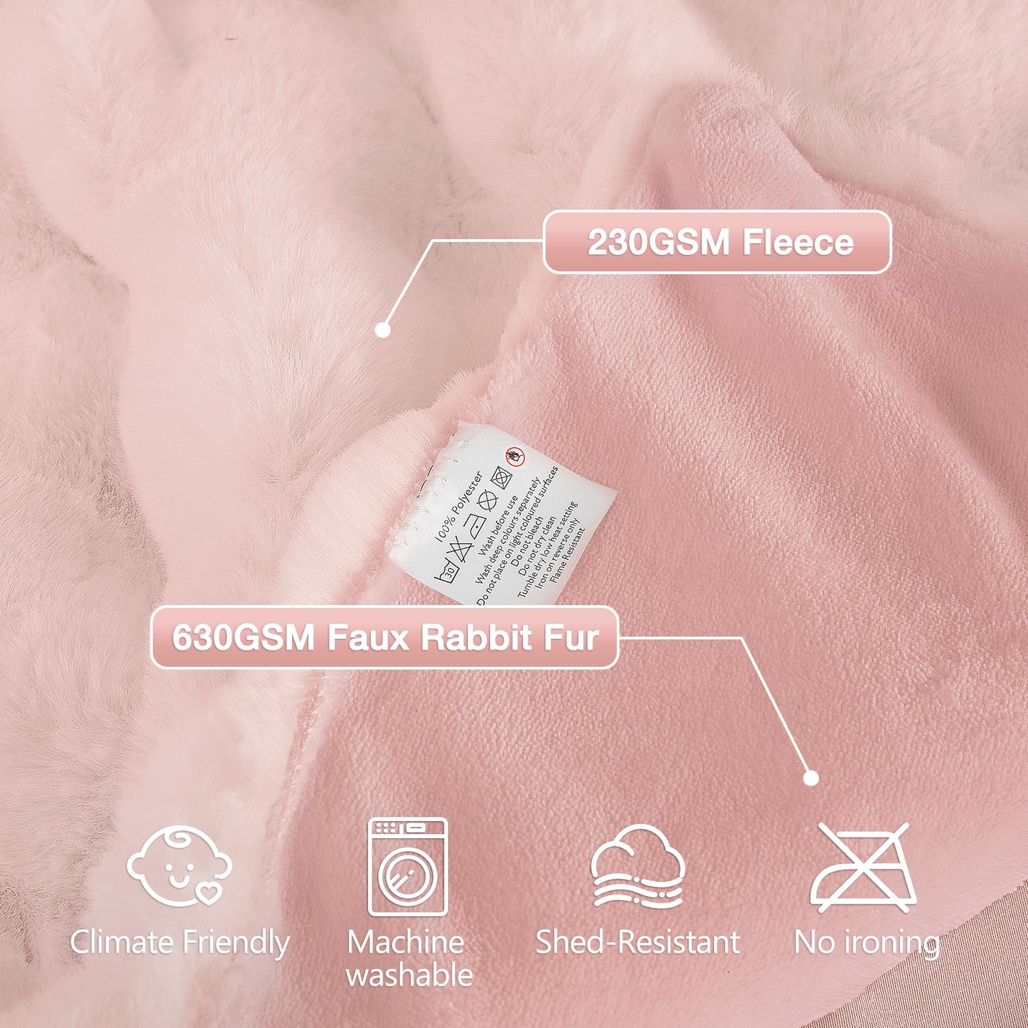 ORINOVA blanket on twin bed showing coverage and bedroom style