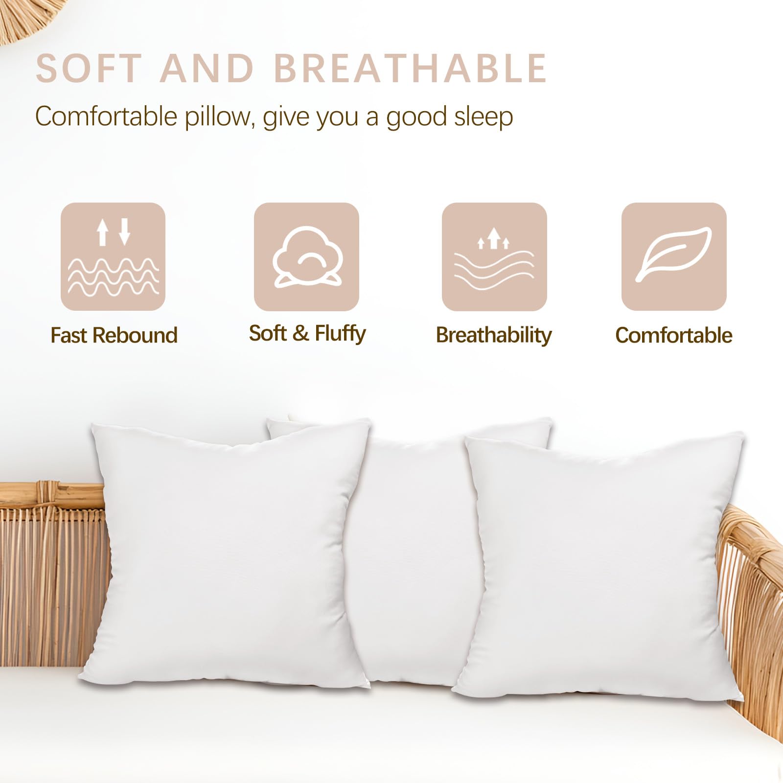 ORJ microfiber fill detail revealing resilient loft and long-lasting support
