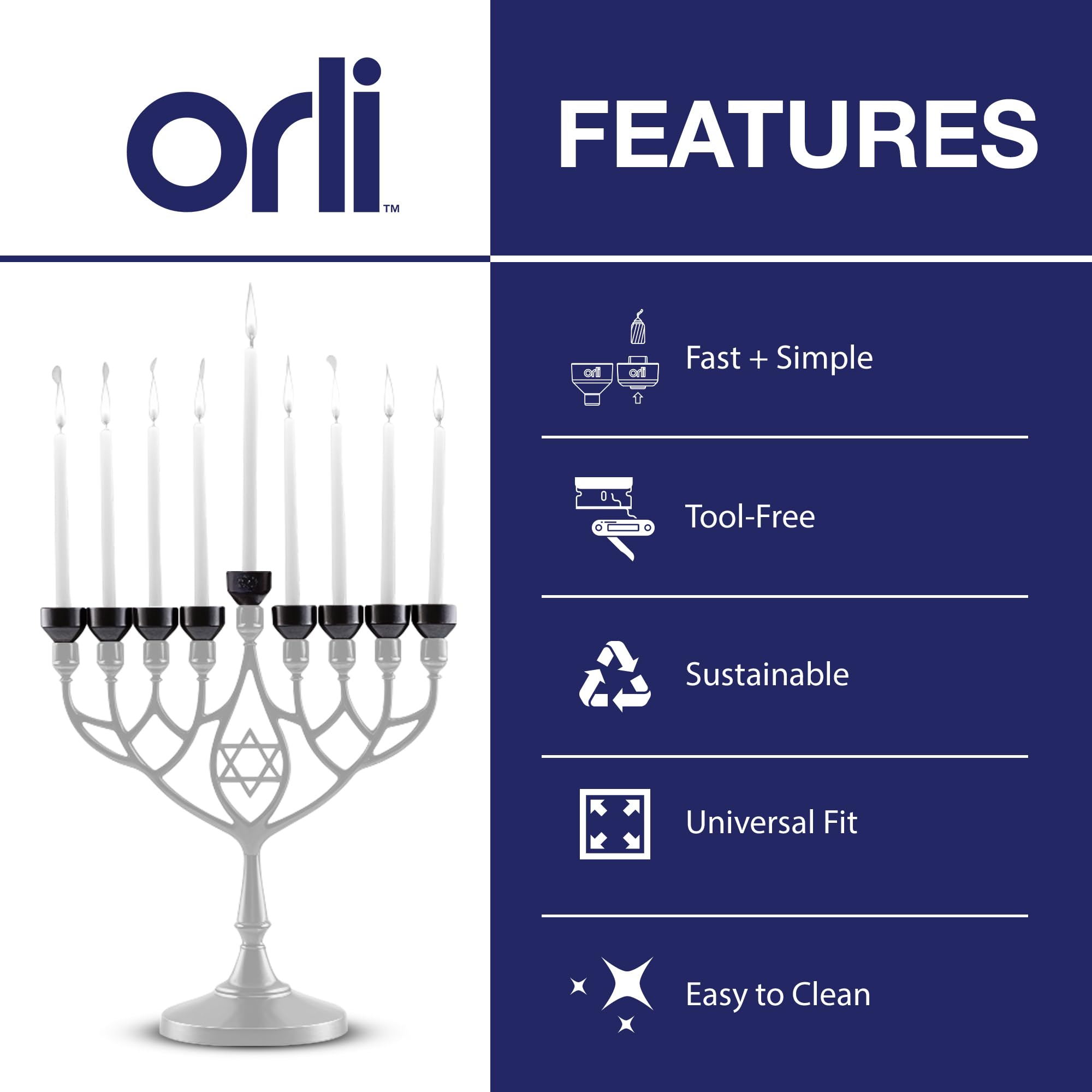 ORLI close-up of silicone texture highlighting heat-resistant durable material benefit