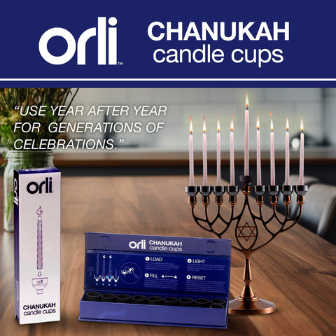 ORLI cup water moat detail illustrating extra safety as candles burn low benefit