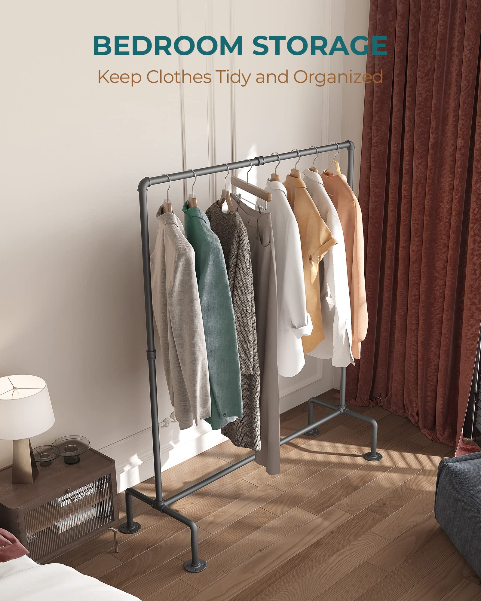 OROPY outfit display in an entryway enabling quick grab-and-go access