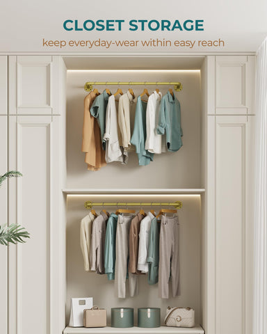 OROPY hardware and anchors laid out illustrating included fasteners and easy-install benefit