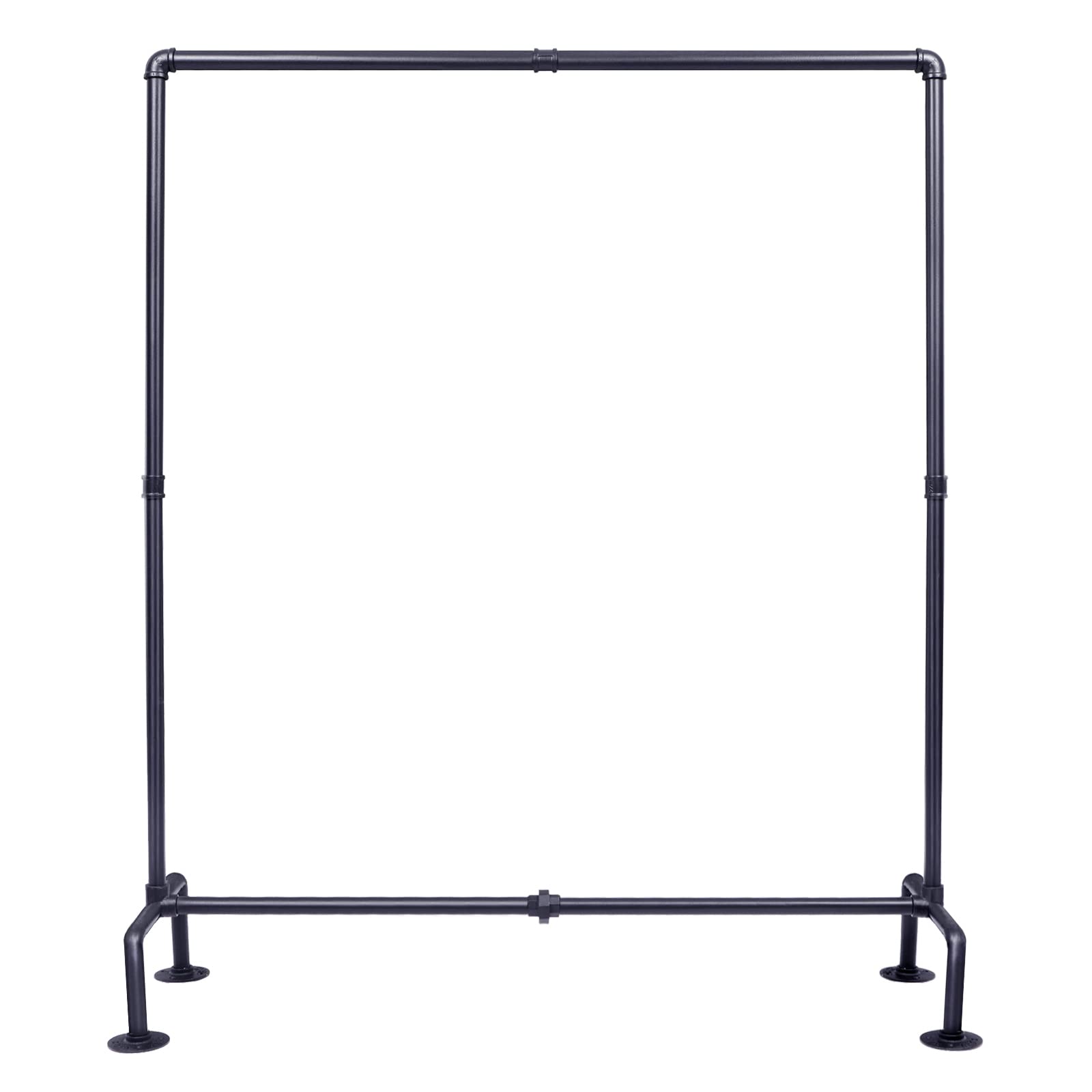 OROPY front view showing sturdy pipe frame and high-capacity storage