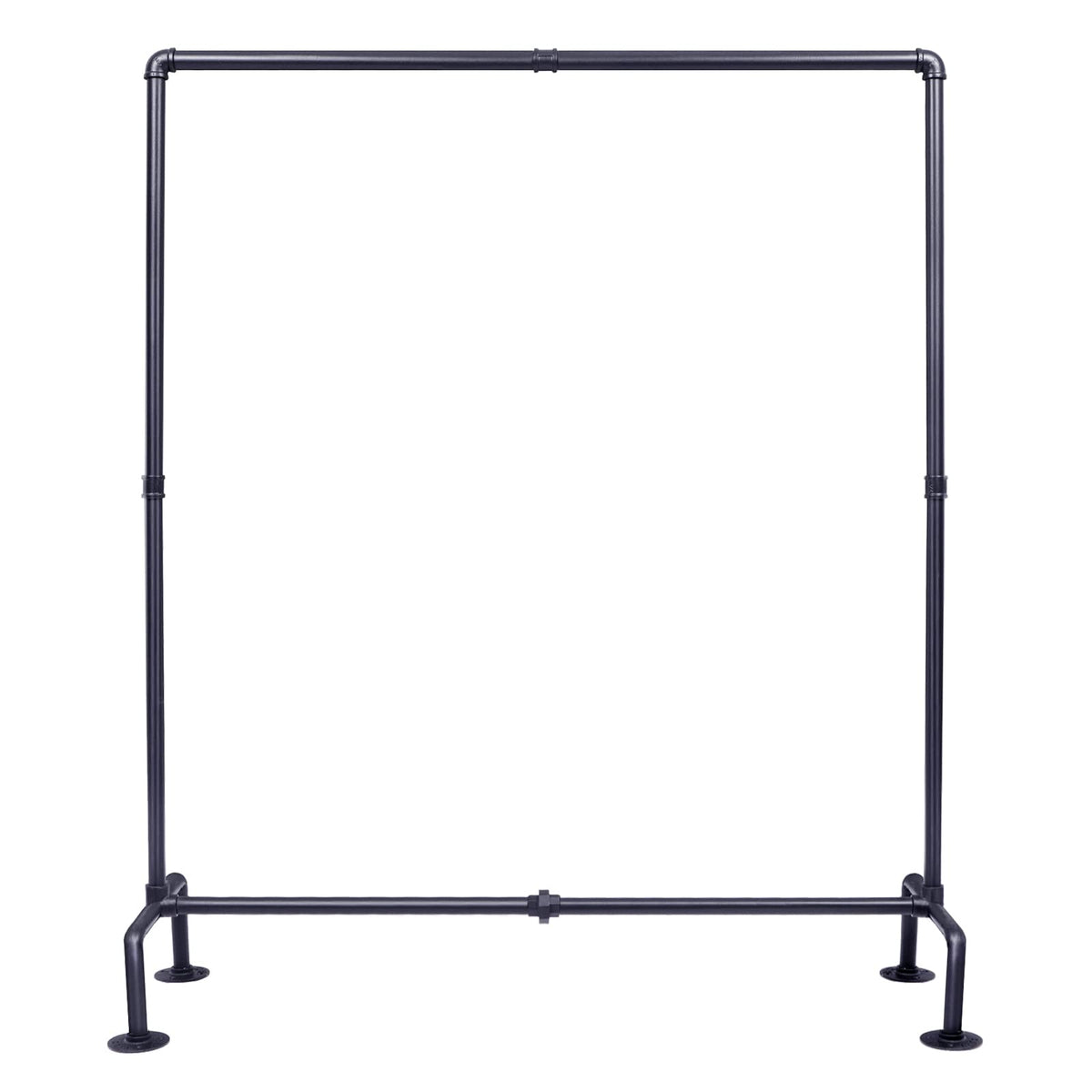 OROPY front view showing sturdy pipe frame and high-capacity storage