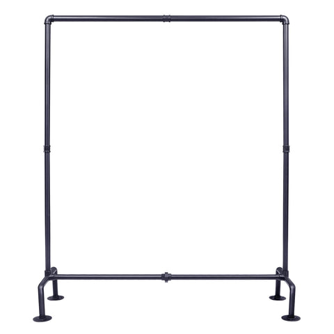 OROPY front view showing sturdy pipe frame and high-capacity storage