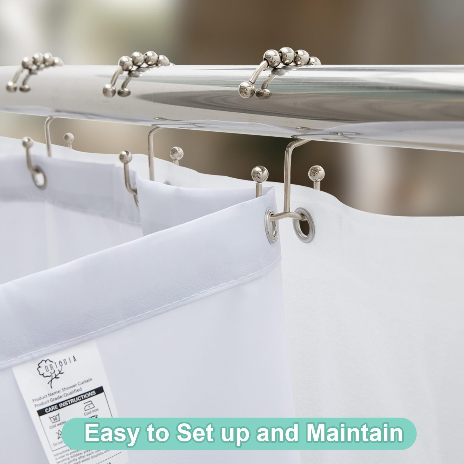 ORTIGIA metal double-sided hooks detail for secure hanging benefit