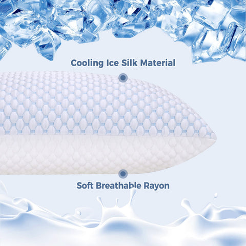 OSBED IceSilk cool-touch side close-up providing instant heat relief