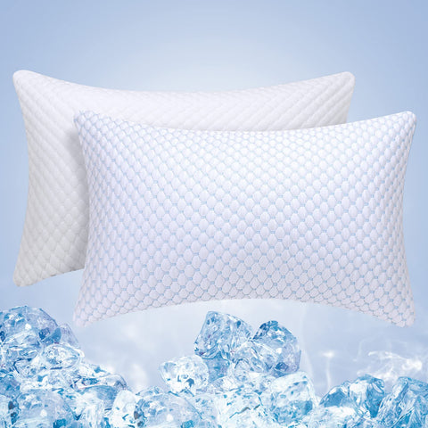 OSBED pillow next to ruler for scale to show king-size dimensions visually