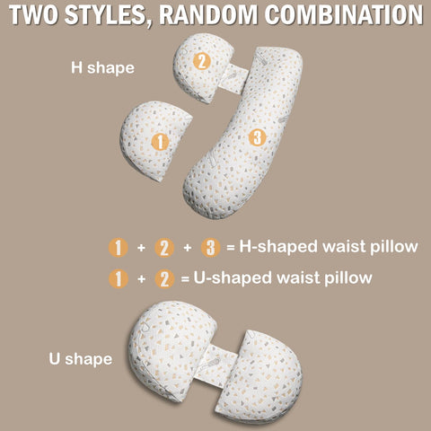 Oskeray close-up of spiral hollow cotton fill demonstrating adjustable loft benefit