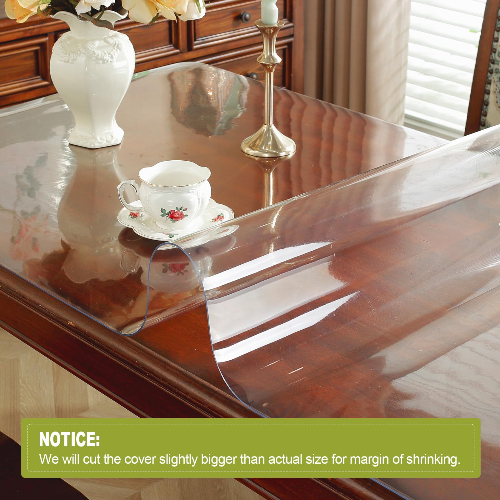 OstepDecor close-up of PVC texture highlighting durable clear surface