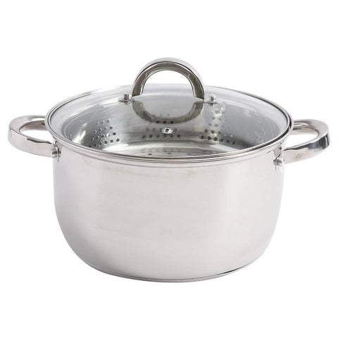 Oster Sangerfield front view showing stainless finish and capacity benefit