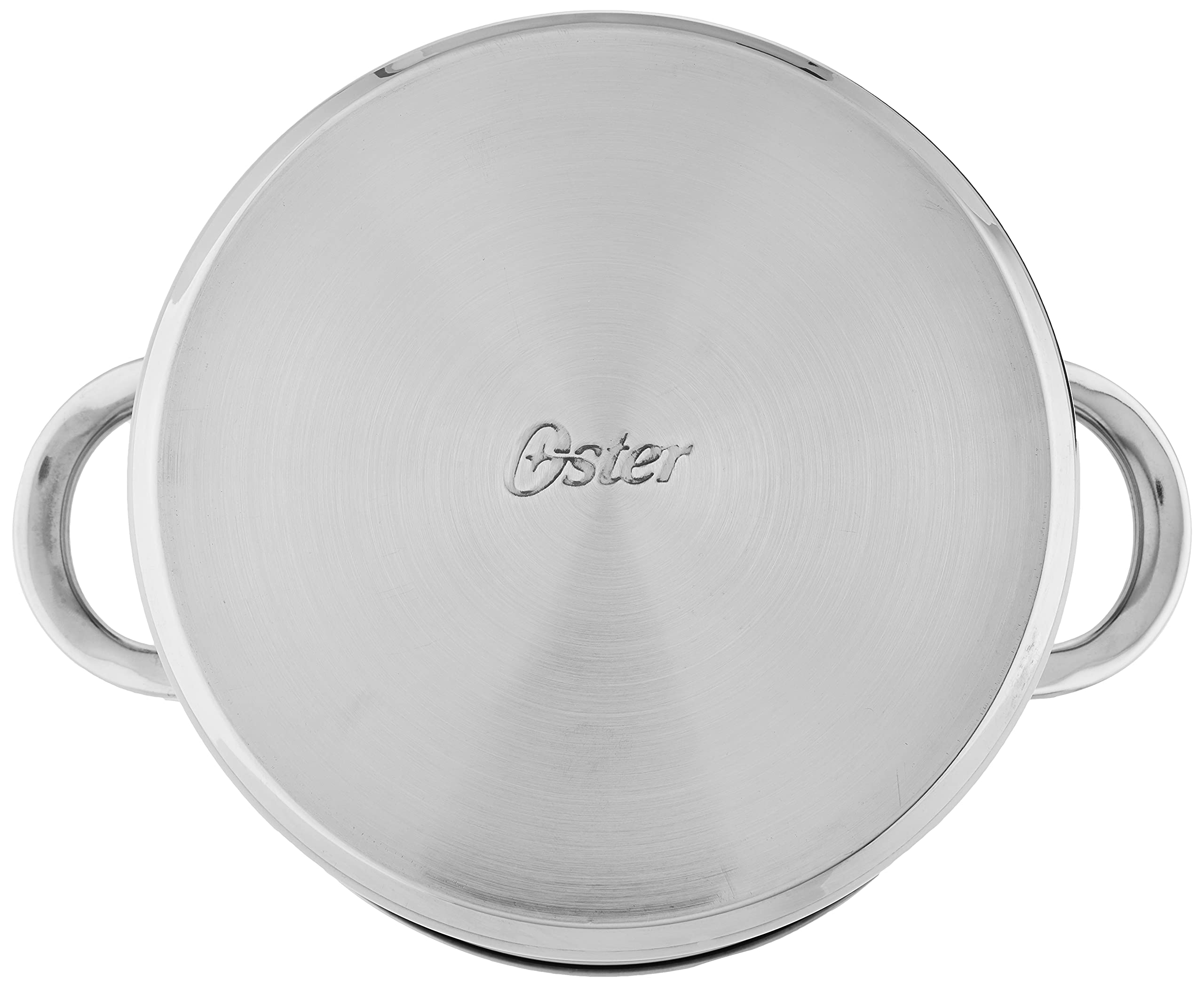 Oster Sangerfield pot on stovetop cooking pasta for even heat distribution