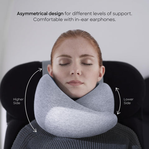Ostrichpillow close-up of memory foam showing contouring comfort benefits