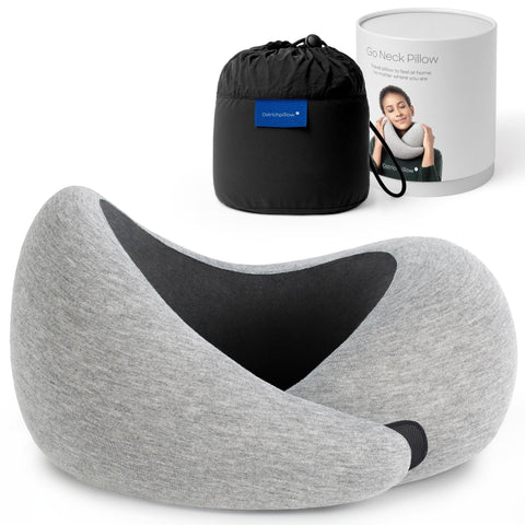 Ostrich Pillow front view showing full 360° support and comfort